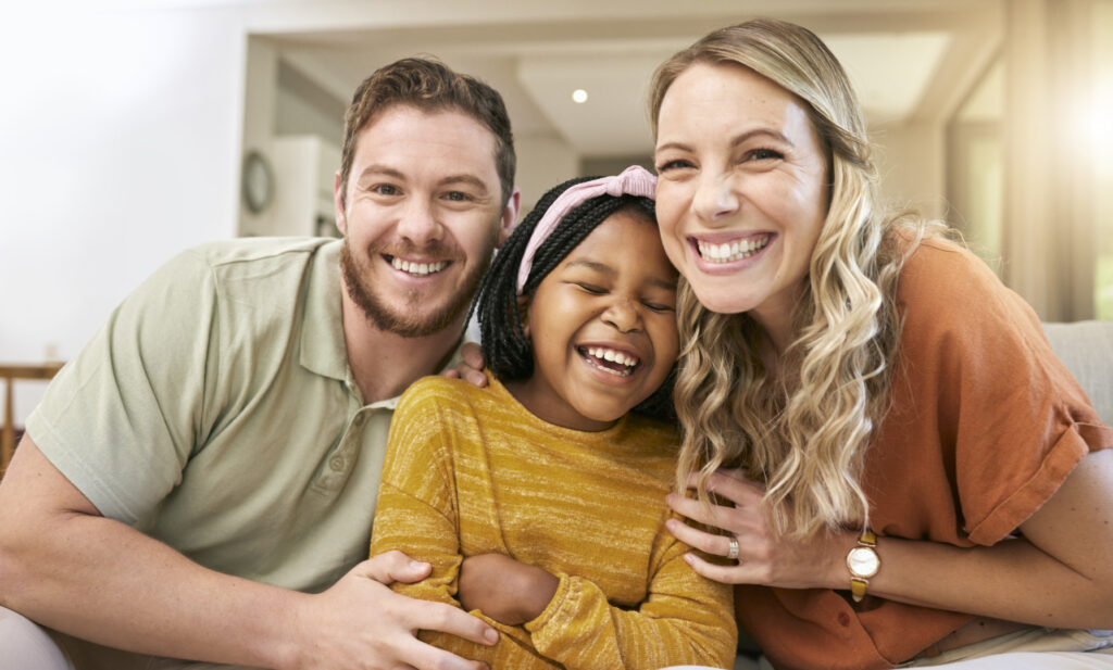 Family sitting together